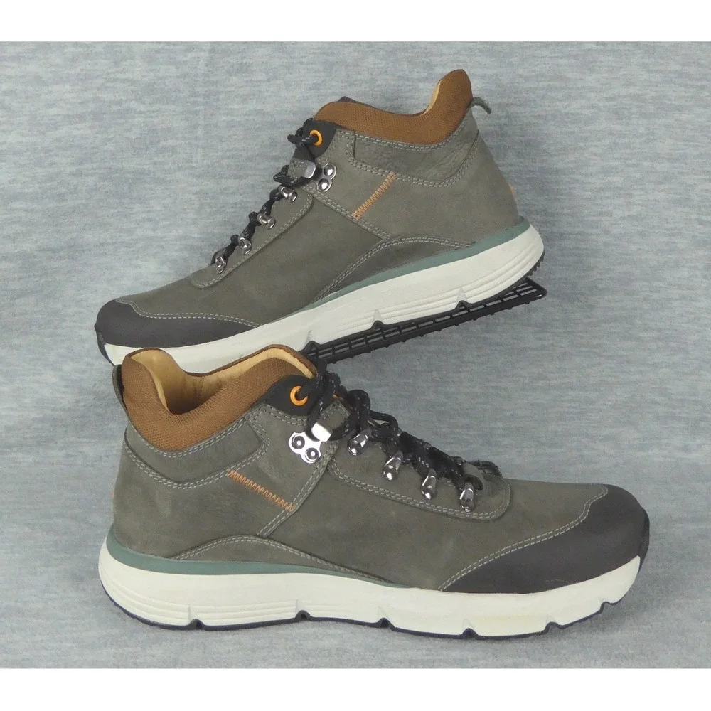 Samuel Hubbard Camino Hiker Boots Mens 11 M Gray Charcoal Nubuck Leather Outdoor